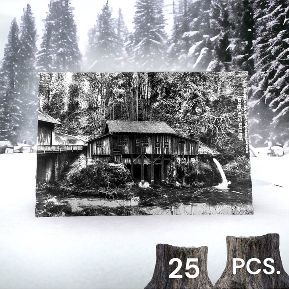 25 10X13 Poly Mailers Vintage Cedar Creek Grist Mill WA PRICE IS FIRM - Picture 4 of 9